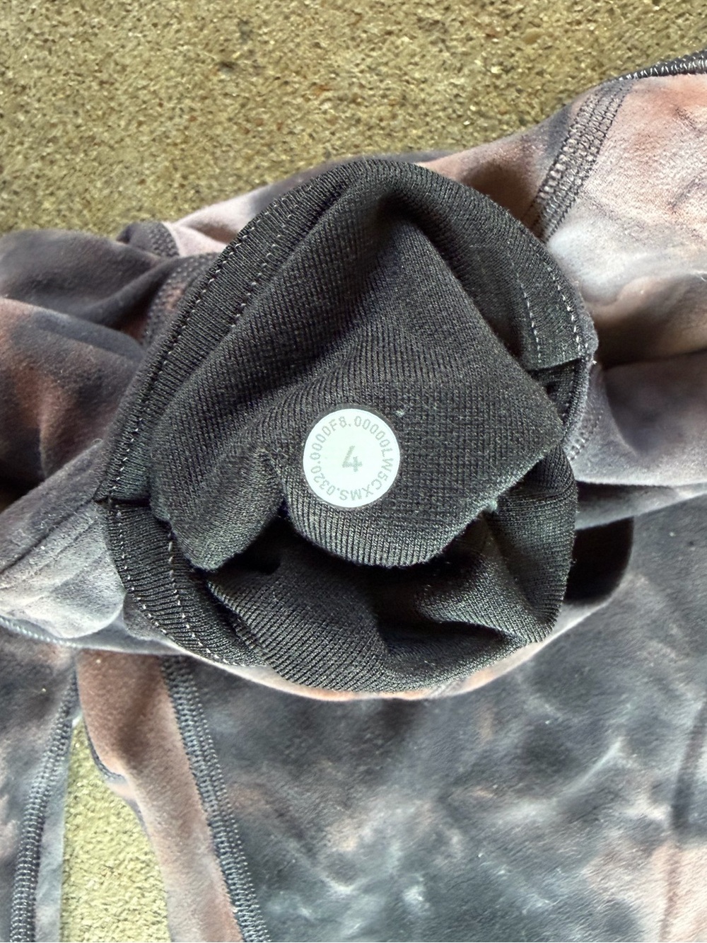 Lululemon Unlimit High Rise Tight 25" Keyhole in Diamond Dye Grey Pink Size 4 - Picture 9 of 11